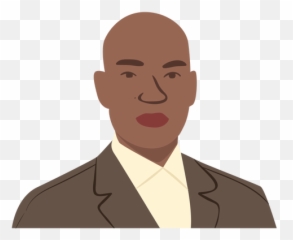 Flat Afro Bald Man Transparent Png U0026 Svg Vector - Suit Separate