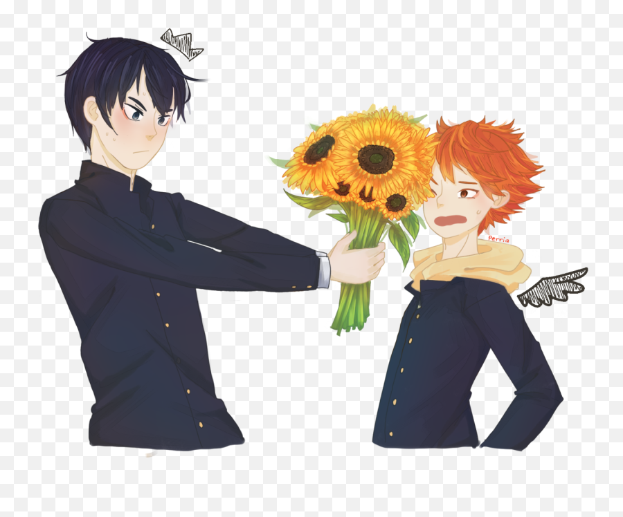 Prppng U2014 Kageyama Tobio Is An Anime Schoolgirl Spread The - Cartoon,Anime Smile Png