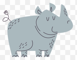 Rhinoceros Stickers - Free Animals Stickers Rinoceronte Sticker Png,Rhino 5 Icon