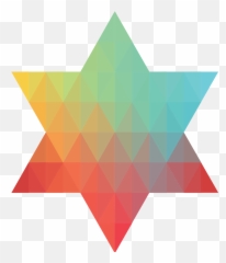 Onlinelabels Clip Art - Geometric Jewish Star of David I Of png