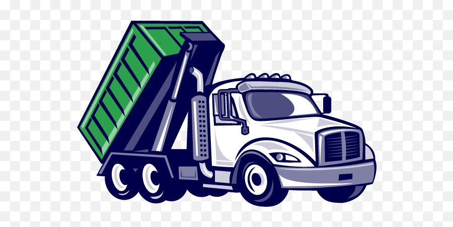 Dumpsters For Residential Debris Removal Junk - Roll Off Truck Cartoon Png,Dumpster Icon
