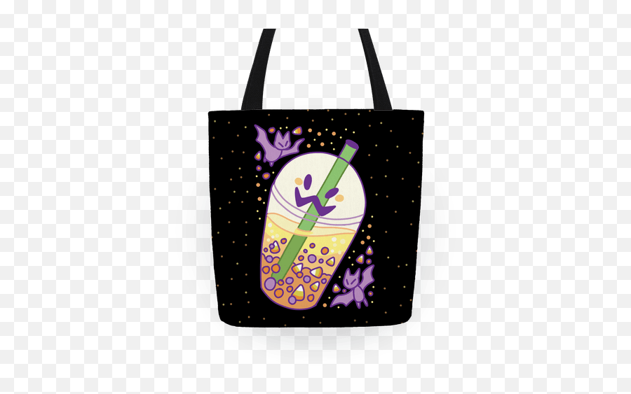 Toil And Trouble Bubble Tea Tote Bag Lookhuman - Tote Bag Png,Bubble Tea Png