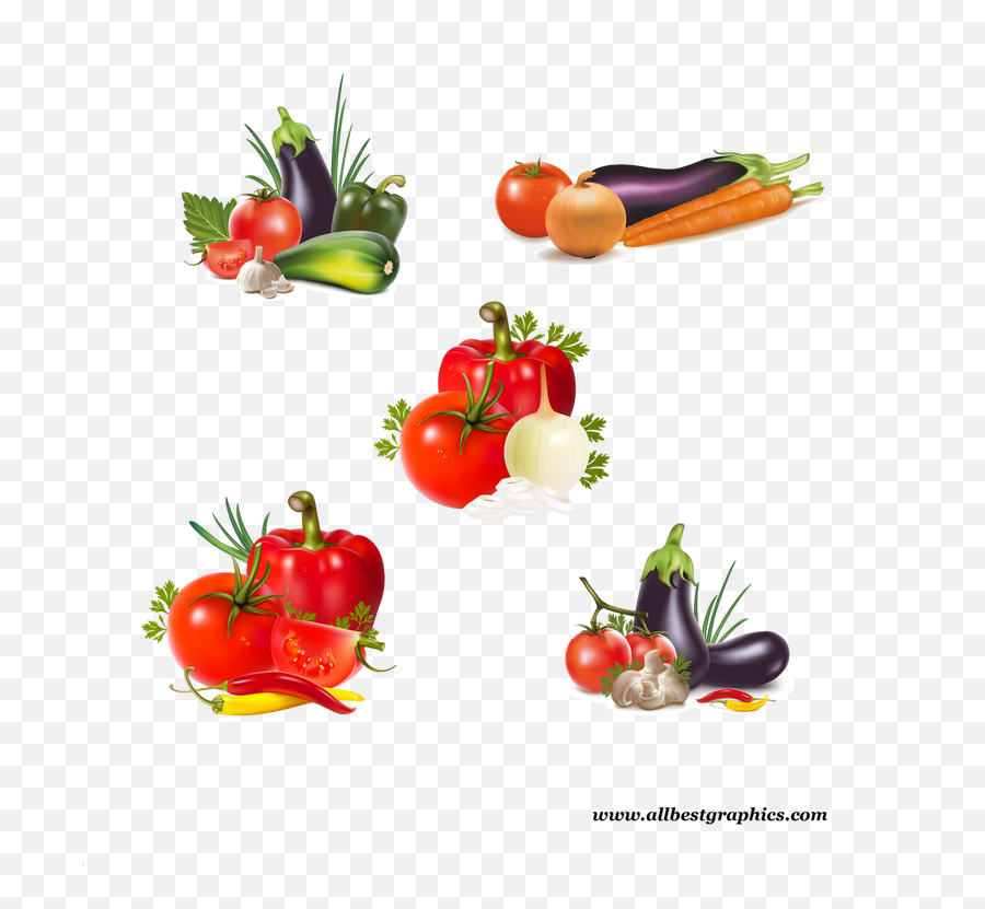 Beautiful Natural Vegetables Collection - Tomato And Pepper Png,Tomato Clipart Png