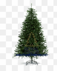 Download Hd Free Png Pine Tree For Christmas Image With - High Resolution Plain Christmas Tree,Free Christmas Png