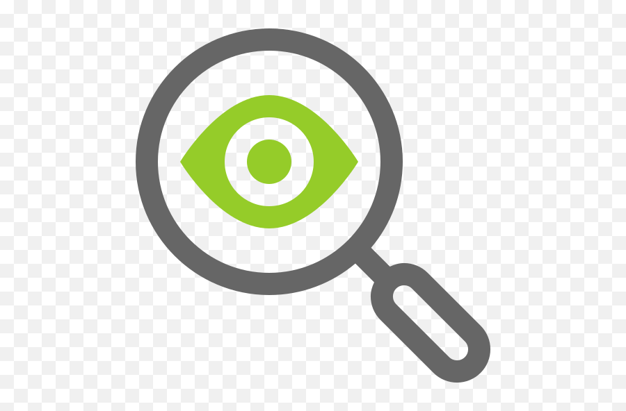 Search Location Eye Find Magnifying Glass Free Icon Of - Discover Transparent Icon Png,Magnifying Glass Icon Png