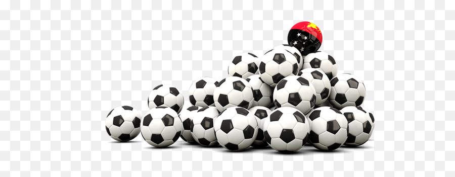 Illustration Of Flag Papua New Guinea - Soccer Balls Png,Sports Balls Png