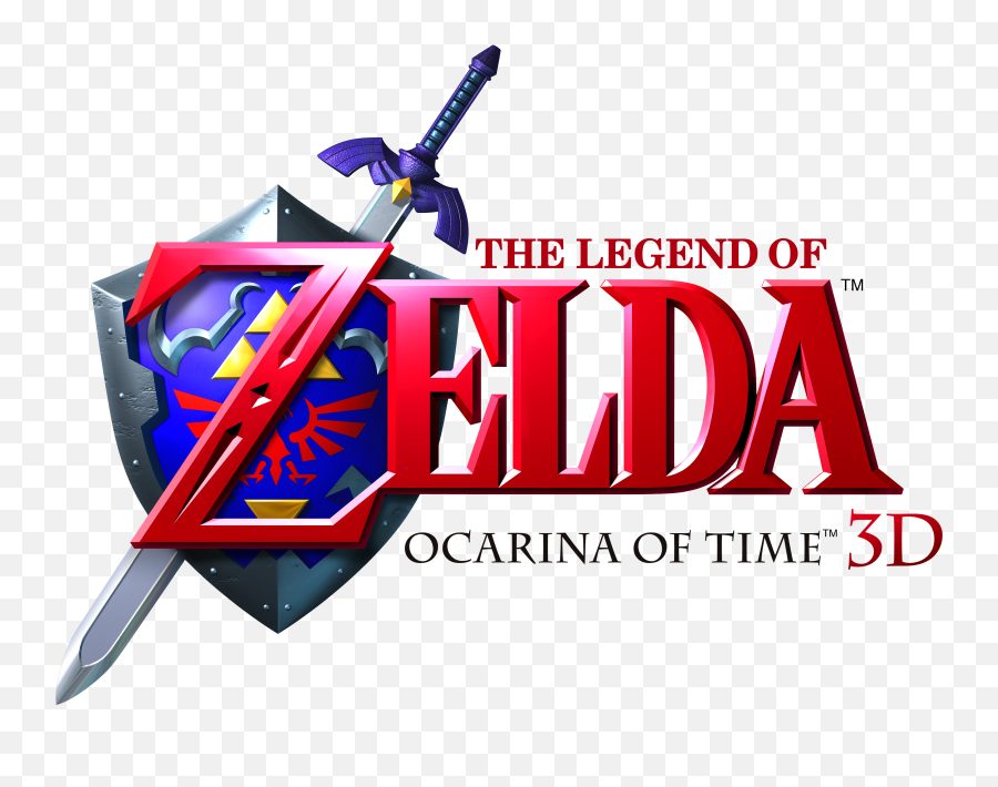 Zelda - Legend Of Zelda Ocarina Of Time 3d Logo Png,Triforce Transparent Background