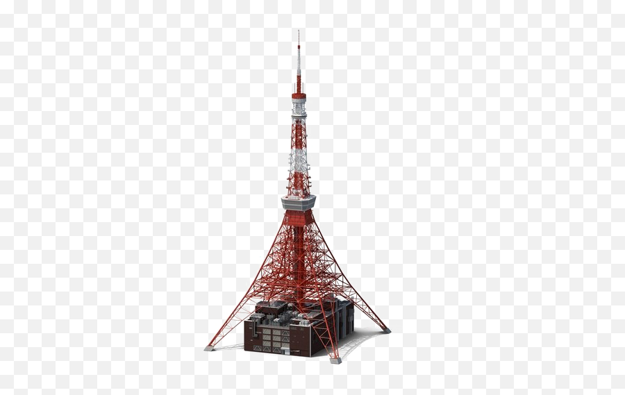 Communication Tower Png Transparent - Shiba Park,Tower Png