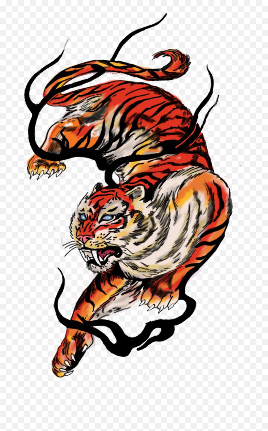 Report Abuse - Tattoo Png Tigre Clipart Full Size Clipart Tiger Tattoo Transparent,Tigre Png