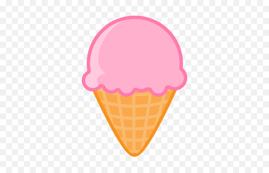 Download Hd Cool Ice Cream Cone Clipart - Cute Clipart Of Ice Cream Png,Ice Cream Cone Transparent