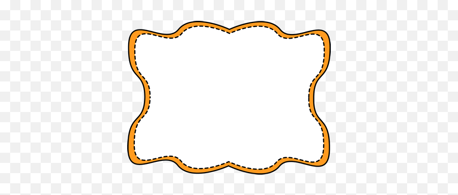 Orange Frames Png Template Free Pic - Friction And Non Friction,Fram Png