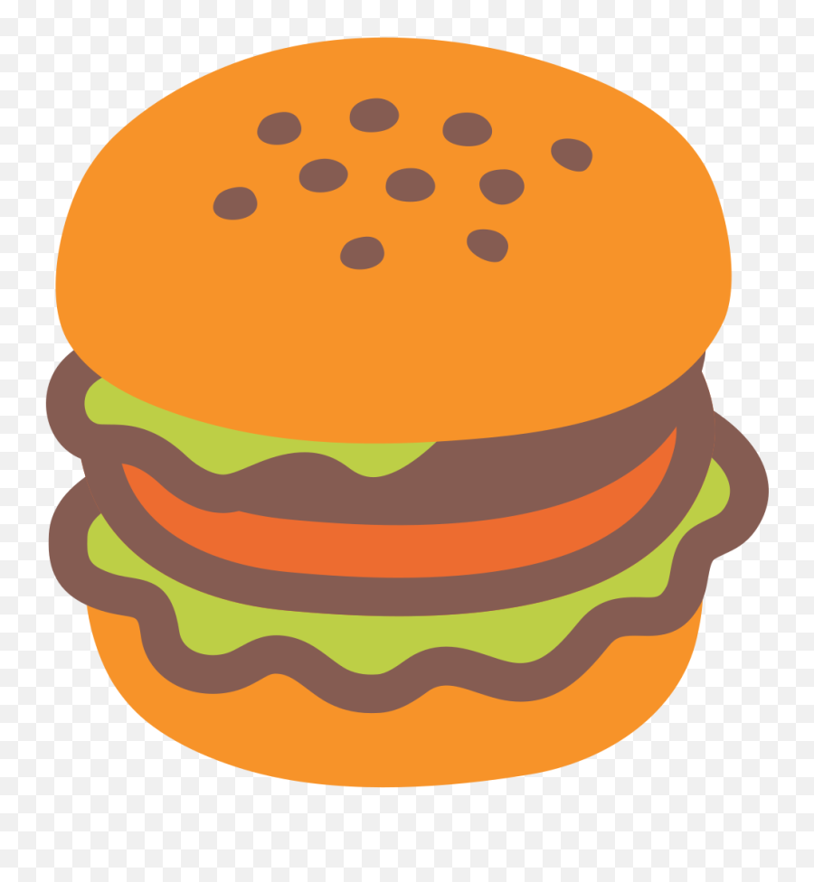 Emoji U1f354 - Transparent Background Burger Clipart Png,Food Emoji Png