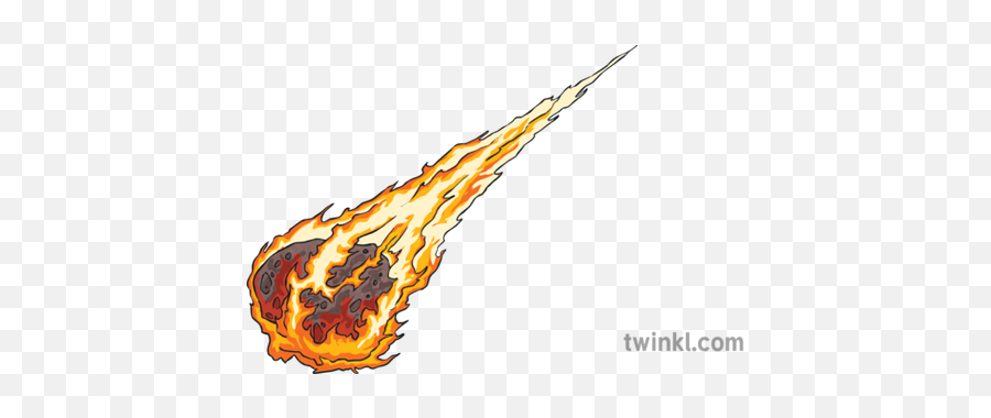 Meteorite Illustration - Flame Png,Meteorite Png