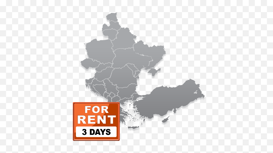 Rental Map For Full Europe - 3 Days Subscription 201412 Map Of Europe Vector Black Png,Europe Map Png