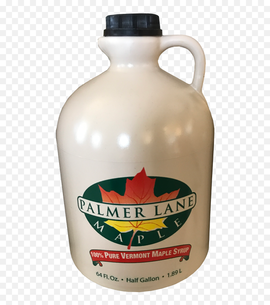 Half Gallon Vermont Maple Syrup In Plastic Jug - Maple Syrup Png,Maple Syrup Png