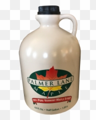 Half Gallon Vermont Maple Syrup In Plastic Jug - Maple Syrup Png,Maple Syrup Png