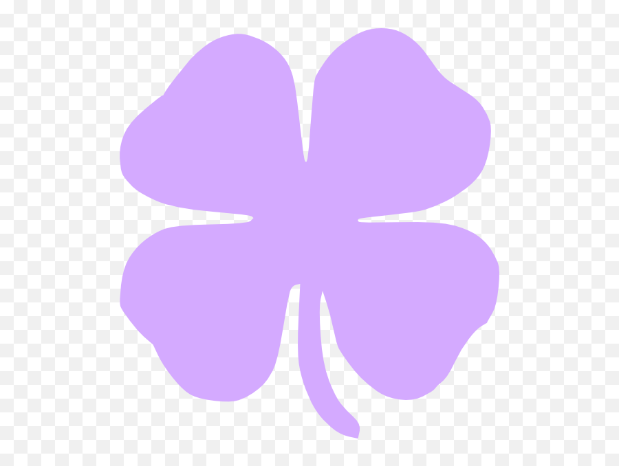 Purple 4 Leaf Clover Transparent Cartoon - Jingfm Four Leaf Clover Purple Png,4 Leaf Clover Png