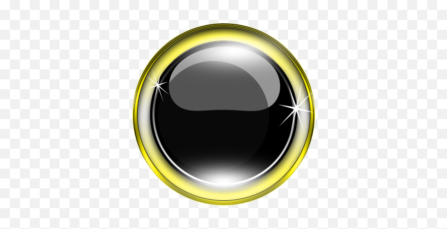 Gold Web Button Png - Circle,Png Buttons