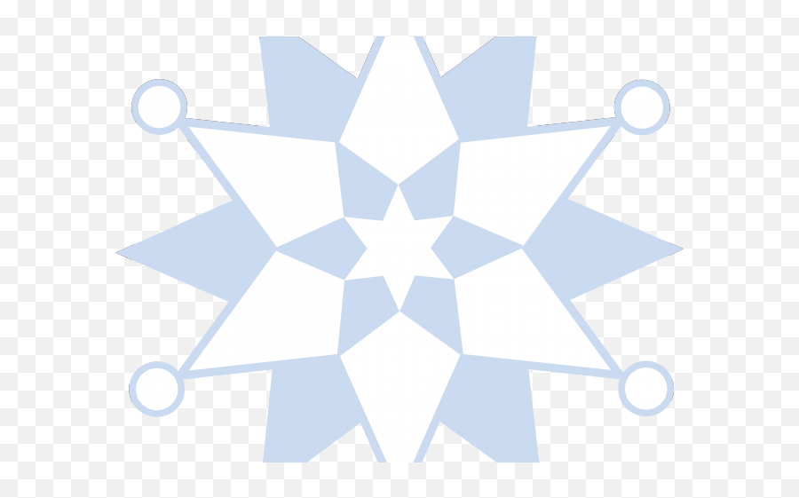 Snowflakes Clipart Solid - Sticker Png Download Full Circle,Snowflakes Clipart Png