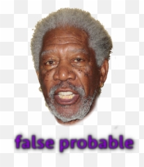 Morgan Freeman Through Wackyhole - Poster Png,Morgan Freeman Png