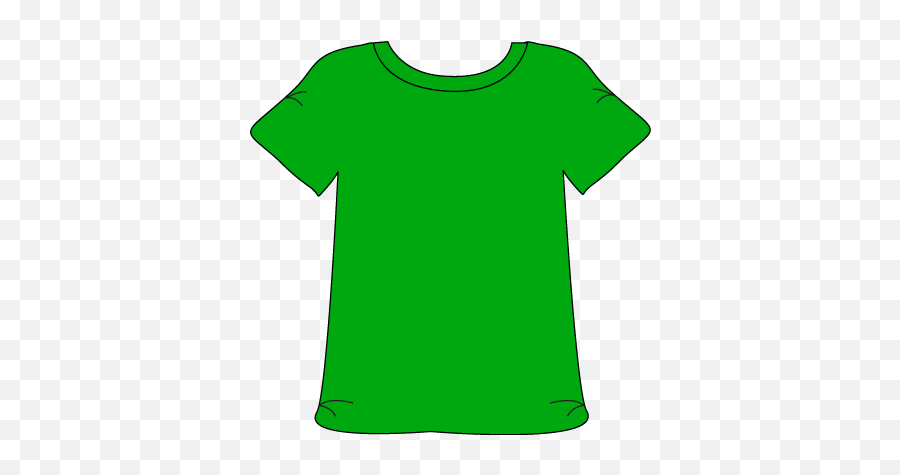 green t shirt cartoon
