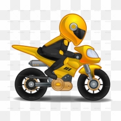 Motorcycle Clipart Banking - Transparent Background Png
