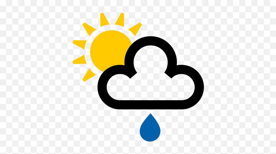 Weather Icons - Light Rain Weather Symbol Png,Weather Pngs