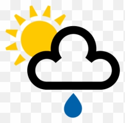 Weather Icons - Light Rain Weather Symbol Png,Weather Pngs