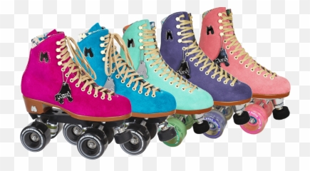 Moxi Fuchsia Quad Roller Skates - Lolly png