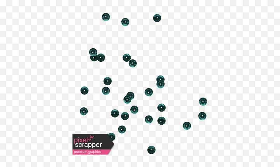 Green Sequin Scatter Graphic - Circle Png,Sequins Png