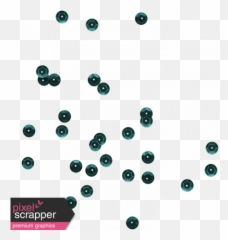 Green Sequin Scatter Graphic - Circle Png,Sequins Png