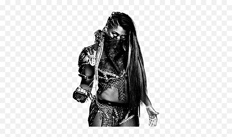 Ember Moon Sting And Aj Styles - Punk Fashion Png,Ember Moon Png