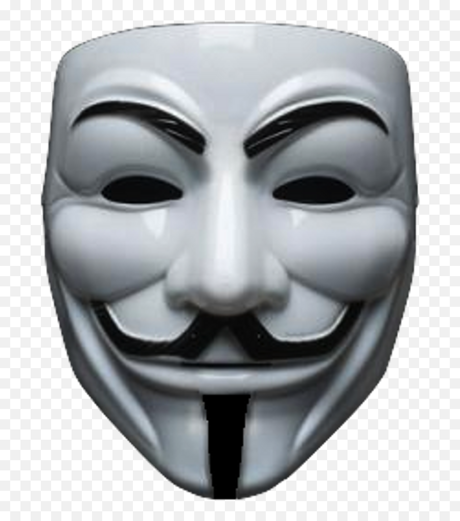 Guy Fawkes Mask Png - Mask Vendetta,Anonymous Png