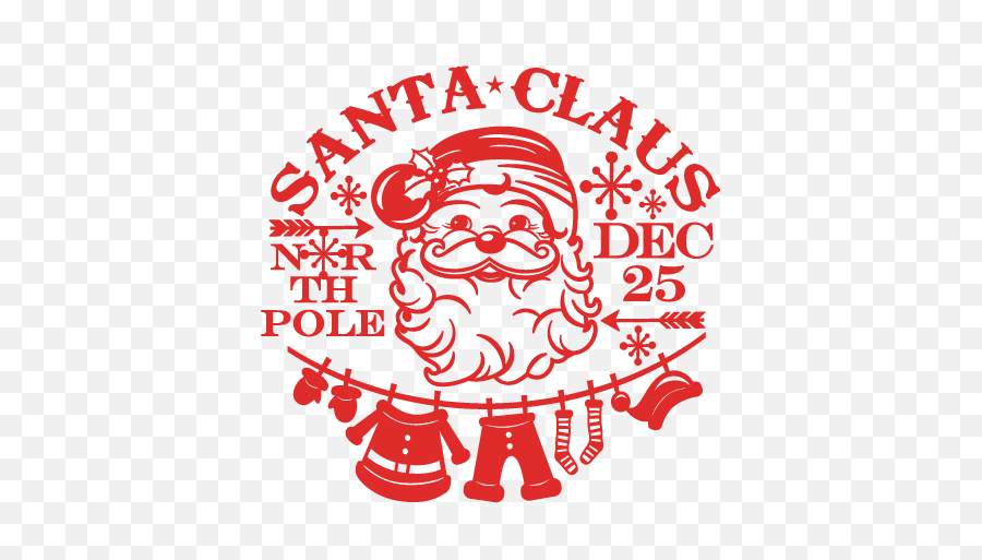 Santa Claus Word Art Svg Scrapbook Cut File Cute Clipart - Santa Claus Svg Free Png,Santa Beard Transparent Background