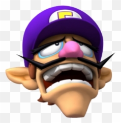 Waluigi - Transparent Face png