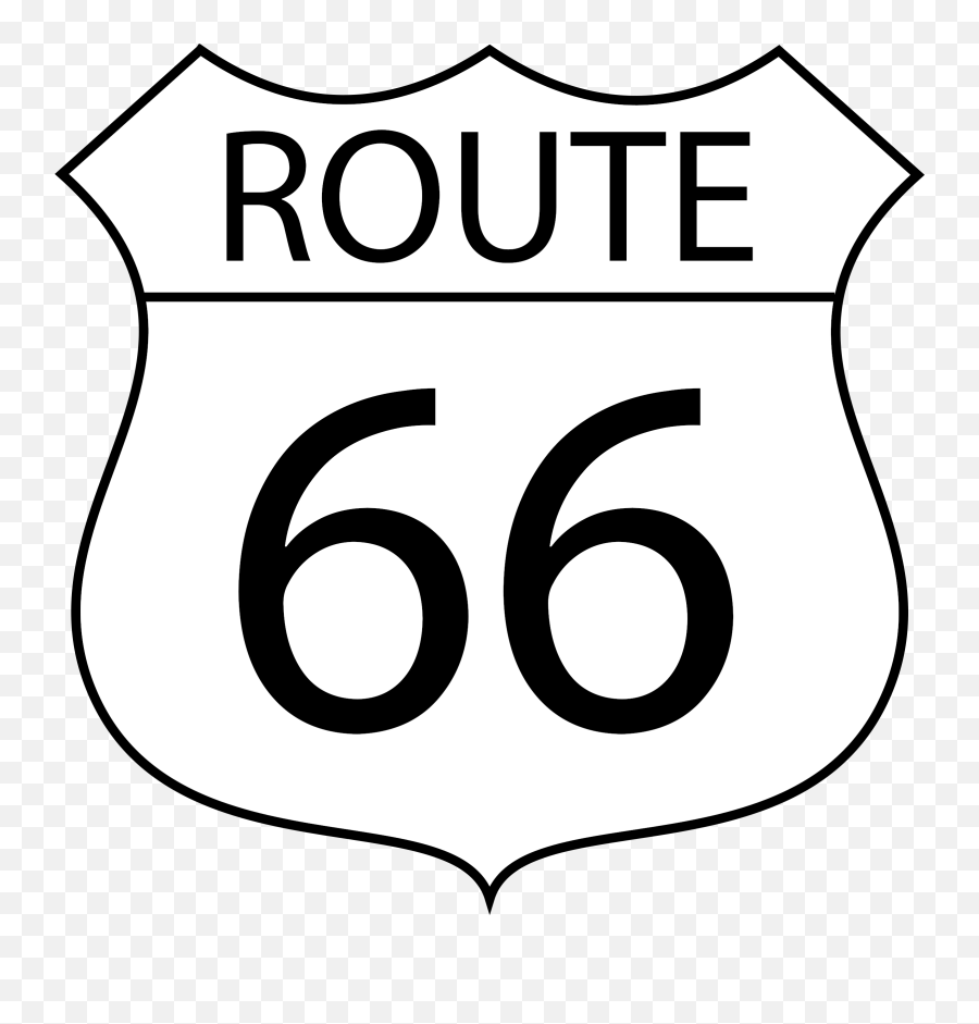 Route 66 Logos - Route 66 Sign Template Png,Route 66 Logos