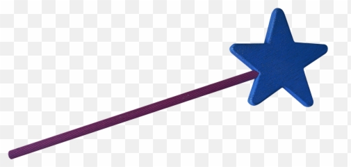Png Magic Wand Blue Juquete - Varinha