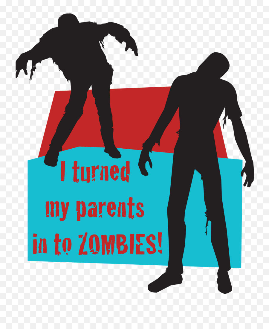 Zombie Silhouette - Zombie Silhouette Png,Zombie Silhouette Png