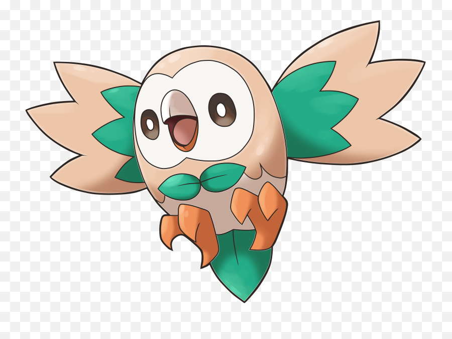 Rowlett - Pokemon Rowlett Png,Rowlet Png