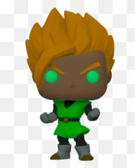 Funko Pop Super Saiyan Gohan - Glow in the Dark Special Edition Sticker Funkos Pops Dragon Ball Z png