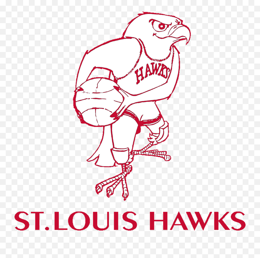 Atlanta Hawks - St Louis Hawks Logo Nba Png,Atlanta Hawks Logo Png