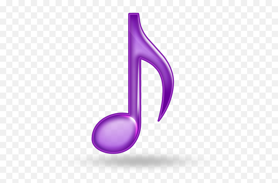 Musical Note Icon - Purple Music Note Png,Music Note Icon Png