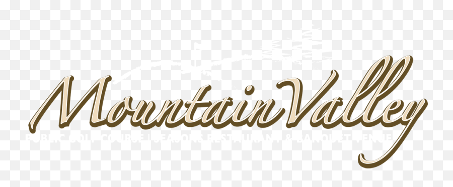 Mountain Valley Golf Course Seasons Restaurant Wedding Venue - Horizontal Png,Mtv Logo Font