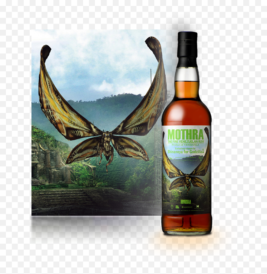 Monsterverse Collectibles - Kaiju Battle Godzilla King Of The Monsters Whiskey Png,Mothra Png