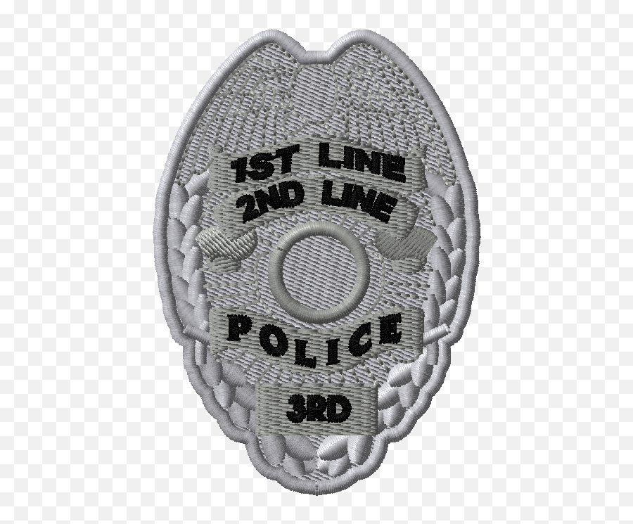 Blank Police Badge Png - Solid,Blank Police Badge Png