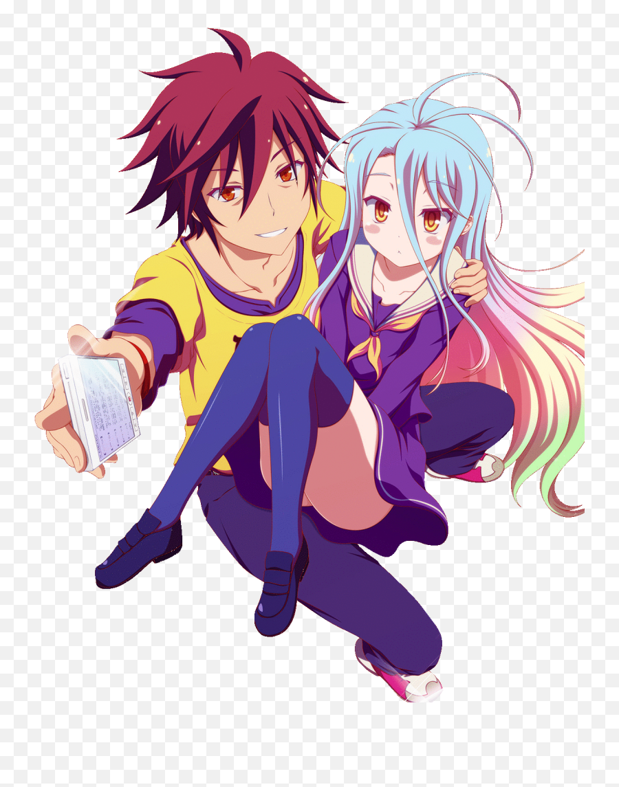 Download No Game Life Android - Anime Duos Png,No Game No Life Logo - free  transparent png images 