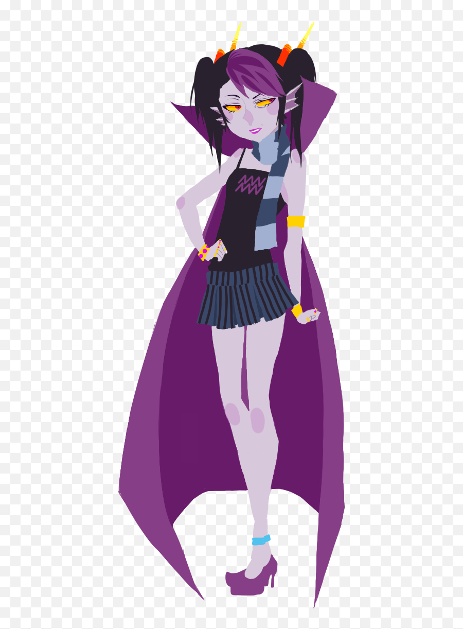 Download Homestuck Female Eridan - Full Size Png Image Pngkit Girly,Homestuck Icon