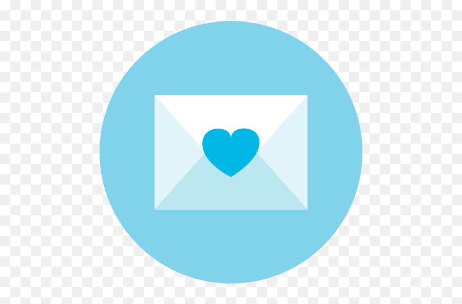 Love Letter Envelope Heart Free Icon - Radar Png,Blue Heart Icon