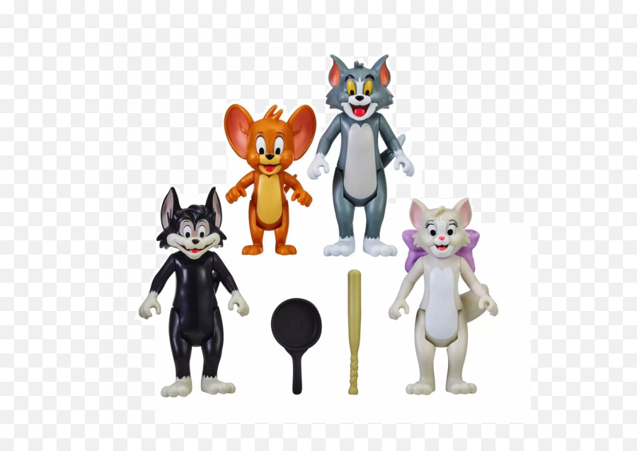 Tom U0026 Jerry 3 Inch Figure 4 - Pack 14458 Tom Jerry Movie Figure Png,Cat Toy Icon