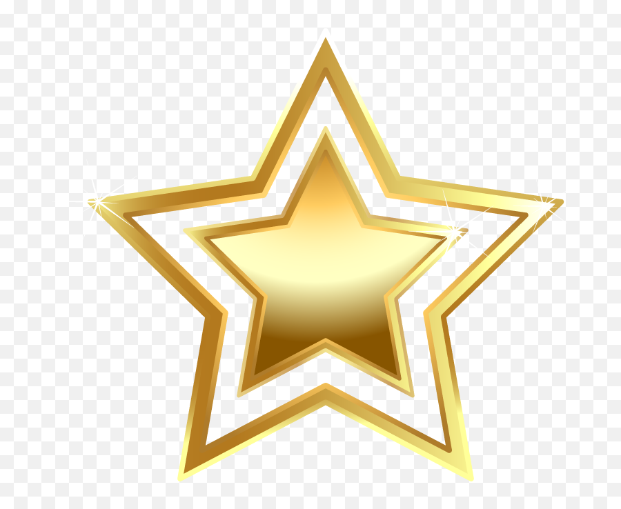 Download Golden Shandong Triangle Symmetry Gold Stars Star - Gold Star Png Transparent,Stars Png